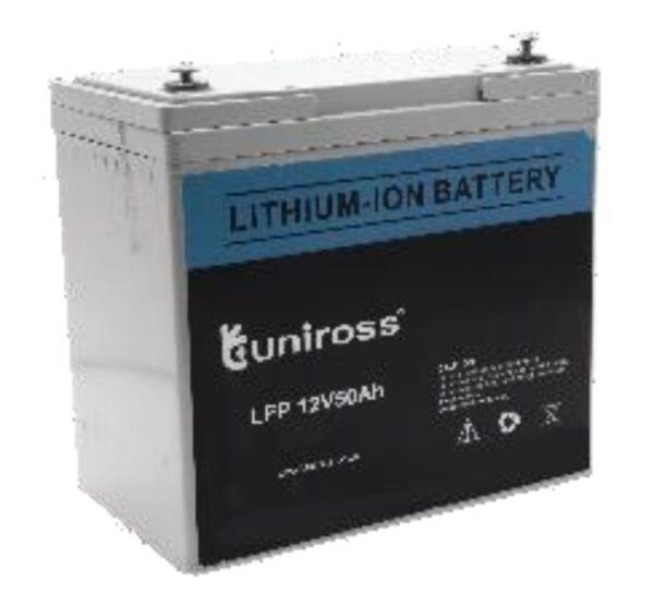 12v 50Ah Li-FePO4 Lithium Ion Battery